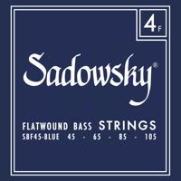Sadowsky Blue Label SBF 45 Stainless Steel  Flatwound 45-105 snarenset voor elektrische basgitaar