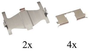 Accessoireset, schijfremblok 1204Q