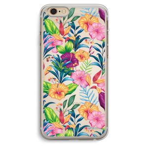 Tropisch 2: iPhone 6 Plus / 6S Plus Transparant Hoesje
