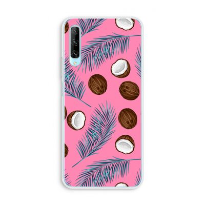 Kokosnoot roze: Huawei P Smart Pro Transparant Hoesje