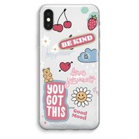Positivity: iPhone XS Max Transparant Hoesje
