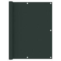 VidaXL Balkonscherm 120x500 cm oxford stof donkergroen