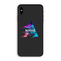 Abstract Spectrum: iPhone XS Biologisch afbreekbaar hoesje