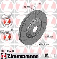 Remschijf FORMULA Z REMSCHIJF 100338470