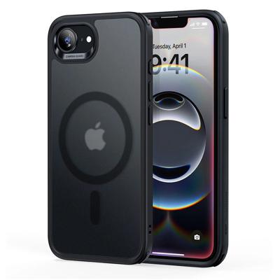 iPhone 16e HaloLock Classic Hybrid Case - Frosted Black iPhone 16e HaloLock Classic Hybrid Case - Frosted Black