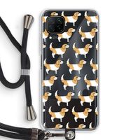 Doggy: Huawei P40 Lite Transparant Hoesje met koord