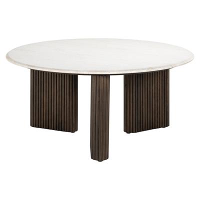 Salontafel Mayfield 90Ø (Wit)