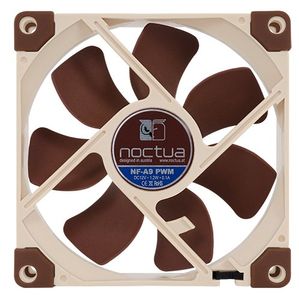 Noctua NF-A9 PWM hardwarekoeling Computer behuizing Ventilator 9,2 cm Beige, Bruin