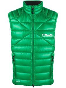 RLX Ralph Lauren gilet matelassé Macoy à logo imprimé - Vert