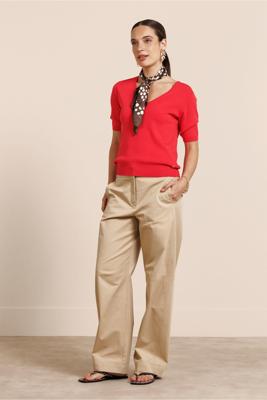 Studio Anneloes Diede Twill Trousers 13678 Broek 2200 Latte