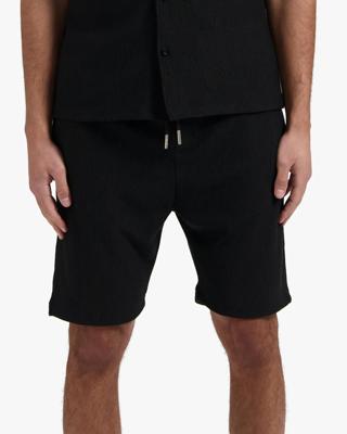 Croyez Homme Ribbed Shorts Cr1-ss25-29 Korte Broeken 900 Black