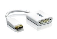 ATEN DisplayPort Kabel DisplayPort Male - DVI-D 24+1-Pins Male 0.15 m Wit - thumbnail