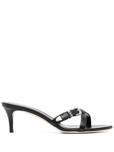 Paris Texas mules Regina Western 55 mm - Noir