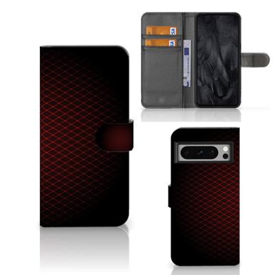 Google Pixel 8 Pro | Telefoon Hoesje | Geruit Rood