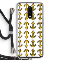 Musketon Anchor: OnePlus 7 Transparant Hoesje met koord