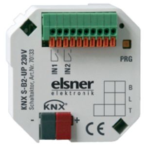 ELS 70133 KNX S-B2-UP  - EIB KNX Switch actuator, 230V AC, ELS 70133 KNX S-B2-UP