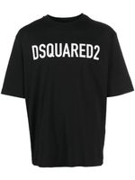 DSQUARED2 logo-print cotton T-shirt - Noir - thumbnail