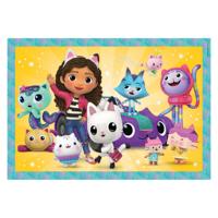 Clementoni puzzel super color maxi gabby&apos;s poppenhuis, 24st.