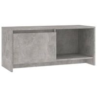 vidaXL Tv-meubel 90x35x40 cm spaanplaat betongrijs