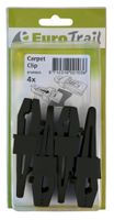 Eurotrail ETSP0025 tentaccessoire Set met klemmen & binders Polyvinyl chloride (PVC) Zwart 4 stuk(s) - thumbnail