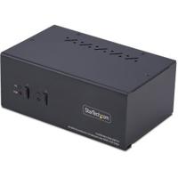 StarTech.com 2-Port Dual-Monitor DisplayPort en HDMI KVM Switch, 4K 60Hz, 1x HDMI & 1x DP Monitor, 2