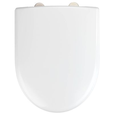 Wenko Toiletbril Geberit Renova 37 X 46 Cm Rvs Wit