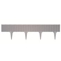 Graskant/tuin rand/kantopsluiting - grijs - totale lengte 3,9 meter - borderrand
