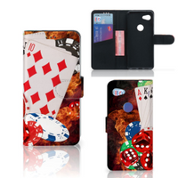 Google Pixel 3A Wallet Case met Pasjes Casino - thumbnail