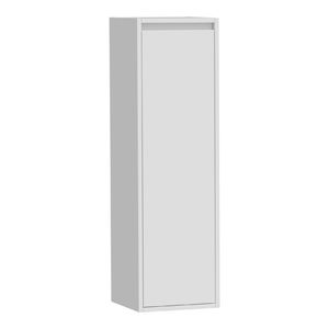 Hoge Kast NEXXT Exclusive Line Linksdraaiend 120x35x35 cm Hoogglans Wit Sanitop