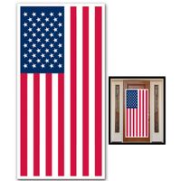 Grote deurposter vlag USA/Amerika 76 x 150 cm - thumbnail