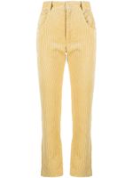 ISABEL MARANT pantalon Tilorsya droit en velours côtelé - Jaune