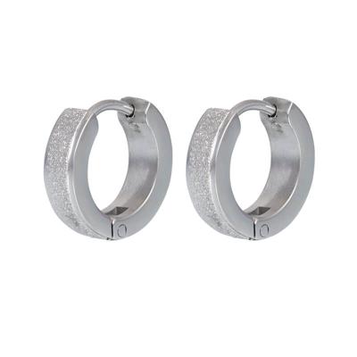 iXXXi Oorringen Sandblasted Zilver