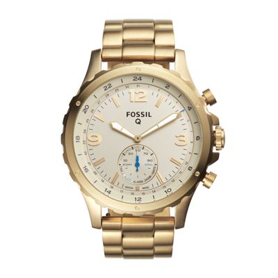Horlogeband Fossil FTW1142 Staal Doublé 24mm