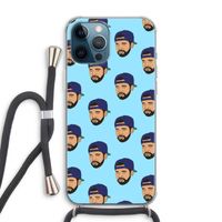 Drake Away: iPhone 12 Pro Max Transparant Hoesje met koord
