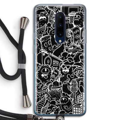 Vexx Black City : OnePlus 7 Pro Transparant Hoesje met koord