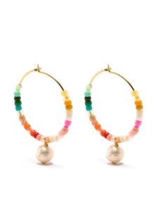 Anni Lu boucles d'oreilles Rainbow Nomad à détails de perles - Multicolore