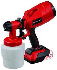 Einhell Power X-Change TC-SY 18/60 Li-Solo Verfspuitsysteem Debiet (max.): 650 ml/min