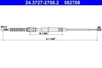 ATE Handremkabel 24.3727-2708.2 - thumbnail