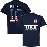 Verenigde Staten Team Pulisic 10 (Independence Day) T-shirt