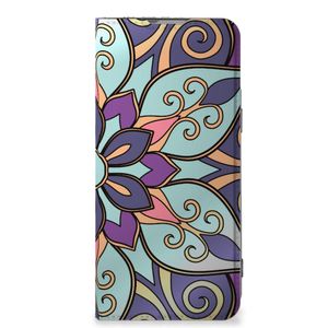 OnePlus Nord 2T Smart Cover Purple Flower