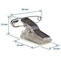 Knijper met speld - zelfklevend