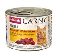 ANIMONDA Carny Adult Beef, chicken and duck hearts - nat kattenvoer - 200g