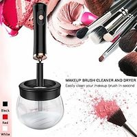 elektrische make-up kwastenreiniger cosmetica make-up kwasten schoner gereedschap automatische reiniging wassen sneldrogende make-up kwastenreiniger Lightinthebox - thumbnail