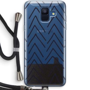 Marrakech Arrows: Samsung Galaxy A6 (2018) Transparant Hoesje met koord