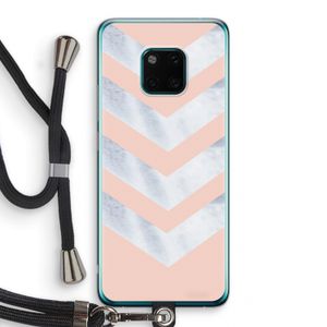 Marmeren pijlen: Huawei Mate 20 Pro Transparant Hoesje met koord