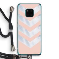 Marmeren pijlen: Huawei Mate 20 Pro Transparant Hoesje met koord