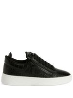 Giuseppe Zanotti GZ94 logo-lettering sneakers - Noir - thumbnail