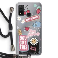 Positivity: Huawei P Smart (2020) Transparant Hoesje met koord