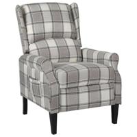 Fauteuil stof grijs