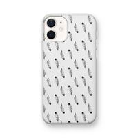 Pluimen: iPhone 12 mini Transparant Hoesje Pluimen: iPhone 12 mini Transparant Hoesje